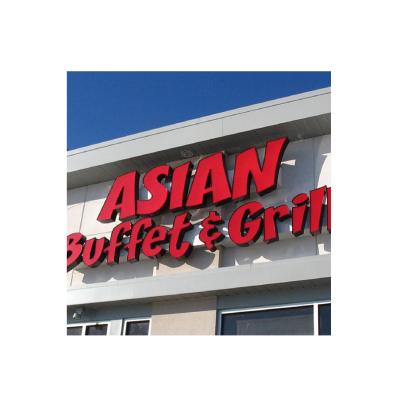 China exterior & Indoor LED Advertising Channel Letter Face Bed LED Illuminated 3D Letters Sign for sale