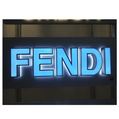 China LED display channel letter sign face advertising lit and back lit luminous letters for brand logo for sale