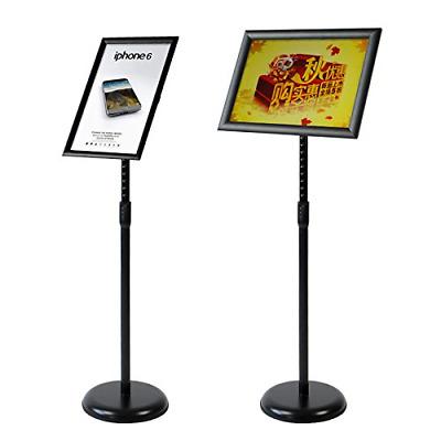 China Easy Install Menu Pop Up Stand Sign Holder Pedestal Frame A5/A4/A3 Telescopic Station Poster for sale