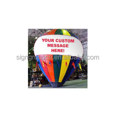 China Hot Sale Promotion Advertising Hot Sale Inflatable Air Balloon Shape Oxford Model Inflatable Ball With Printing for sale