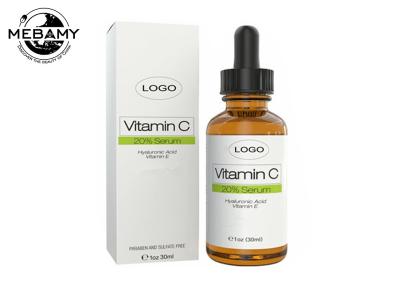 China Vitamin E Organic Vitamin C Face Serum Hyaluronic Acid Anti Aging Blemish Clearing for sale