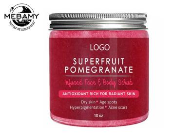 Κίνα Το σώμα ροδιών Superfruit τρίβει, Rejuvenating που το φυσικό σώμα τρίβει για το ξηρό δέρμα  προς πώληση