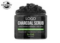 China Facial Skin Care Body Scrub , Charcoal Coconut Oil Body Scrub BlackheadsTreatment for sale