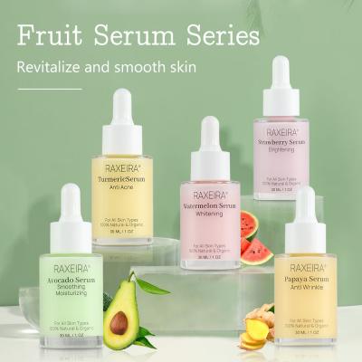 China Private Label Natural Organic Fruit Serum Anti Aging Nourishing Night Repair Avocado Watermelon Extract Face Fruit Milk for sale