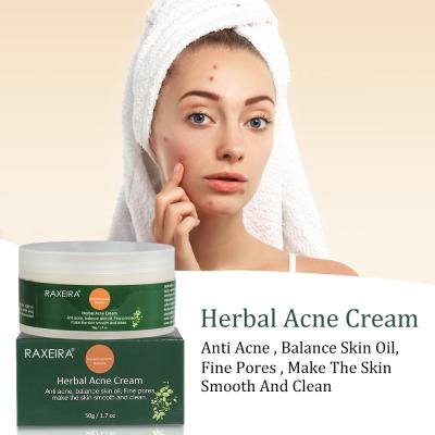 China Natural Organic Herbal Cleansing Face Cream Skin Care Acne Scar Remove Treatment for sale