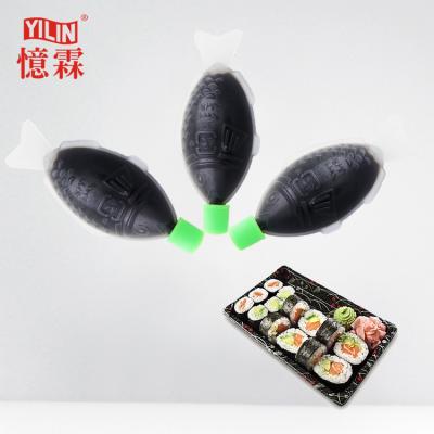 China Used for 8ml sushi fish shape plastic bottle packing less sodium sushi soy sauce with BRC certificate for sale