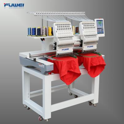 China 2020 Hotels FUWEI Head Model 2 Embroidery Machine Automated Hat Embroidery Machine Price for sale