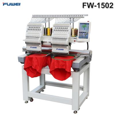 China 2020 hotels FUWEI hat embroidery machine computer embroidery machine main price double model for sale