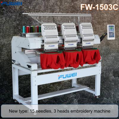 China 2019 Hotels Xingyue fuwei automated 3 heads embroidery machine with factory outlet for sale