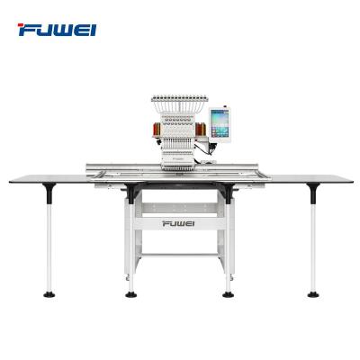 China Garment Shops Fuwei 15 Needles 500*1200mm Computerized Embroidery Machine Single Head For Large Mon Pictures for sale