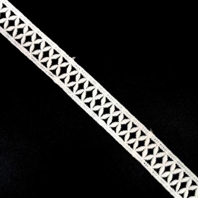 China 2019 viable wholesale lace diamond design cotton crochet lace trims for garment for sale