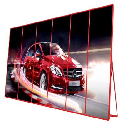 China Adervertising p2 3g wireless indoor shop window advertising led mirror video screen led totem poster display for sale