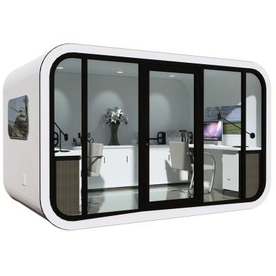 China Safe Installed 20/40ft Prefab Cabin Houses Garden Pod Living Container Homes Apple Cabin Capsule Cabin With Nice Price for sale