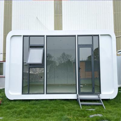 China Safe Installed Outdoor Prefab House Living And Operating Apple Booth Customized Design Modular Prefab Office Pod House Apple Booth for sale