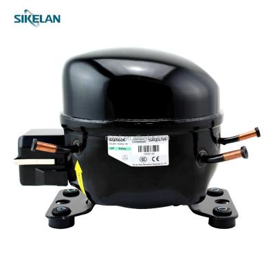 China Hermetically Sealed Refrigeration Parts SIKELAN R404a Freezer Refrigerator Refrigeration Compressor For Household GQR60K 365W for sale