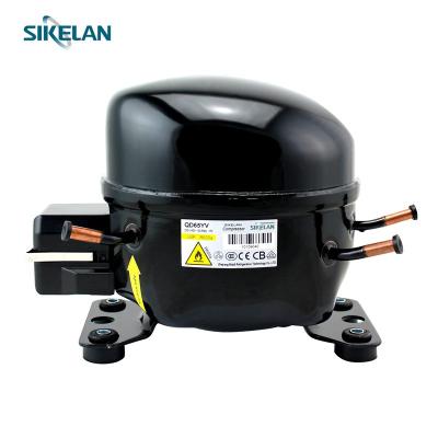 China High quality hermetically sealed LBP R600a IL AC motor refrigerator zel refrigeration compressor QD65YV for sale