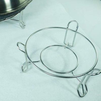 China Multifunctional Stainless Steel Kitchen Tool Stove Bracket Household Pot Rack Steamer Stored Rack for sale