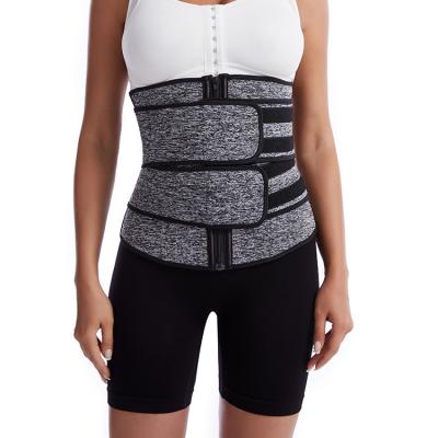 China New Breathable European And American Sports Fitness Belt Sweating Belt Neoprene Waist Trainer For Women for sale