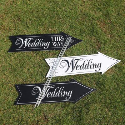 China Eco-friendly Creative Waterproof Custom UV Foam Board Printing Signs For Wedding Holidays for sale