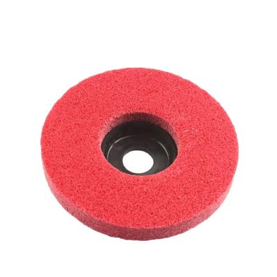 China Stainless Steel Polishing Wheel Abrasive Nonwoven Polishing Wheel for sale