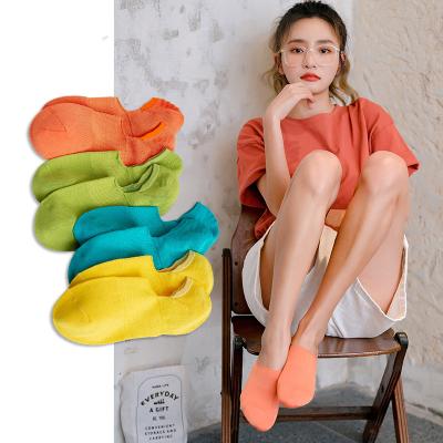 China No Show Bamboo Socks Women's Disposable 4 Colors UK for sale