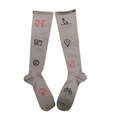 China Antibacterial Fashion Crew Socks Men Compression Recycling Socks Long for sale