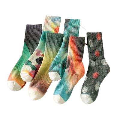 China Wholesale Funny Anti-Fault Fashionable Cotton Knit Crew All Over Socks 3d Digital Custom Printing for sale