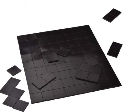 China Factory Direct Sale Industrial Rubber Magnet Sheet Adhesive Square 1*1 Magnets for sale