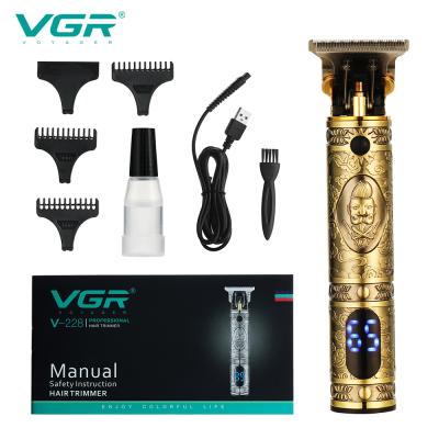 China Hair Trimmer Blade VGR Electric Hair Trimmer Bald Men Professional Single Metal Electric Hair Trimmer 0mm T9 LCD Display Amazon Full of New for sale