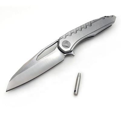 China Outdoor Combat Knife D2 Blade Ball Bearing Combat Knife Stone Wash Survival OEM Pocket Knives for sale