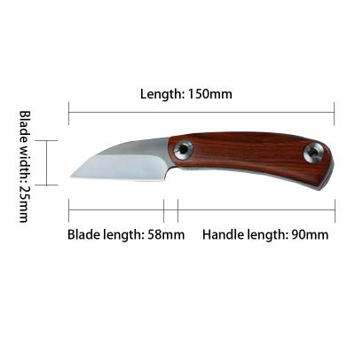 China Light Wood Combat Sand Knife Pocket Knife Handle Tool Multi Knife for sale