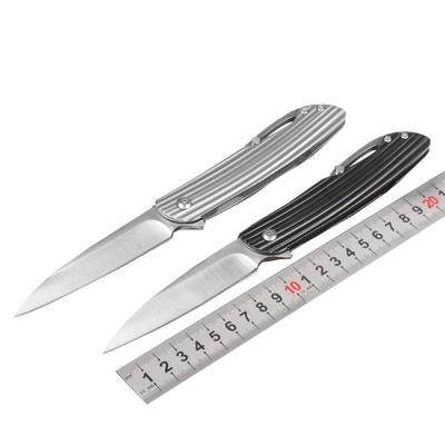 China Large outdoor camping folding knife 9cr18mov stainless steel knife survival pocket knives for sale for sale