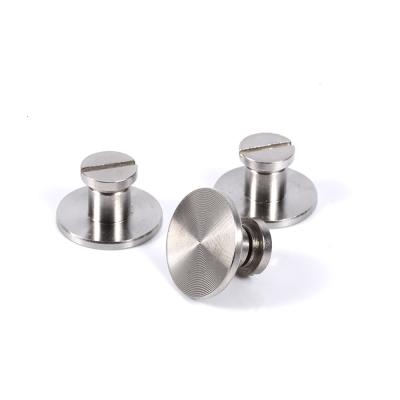 China Flat Factory Price Accept Custom Flat Head Stainless Steel Cd Screw Chicago M3 Size For Binding Screw for sale