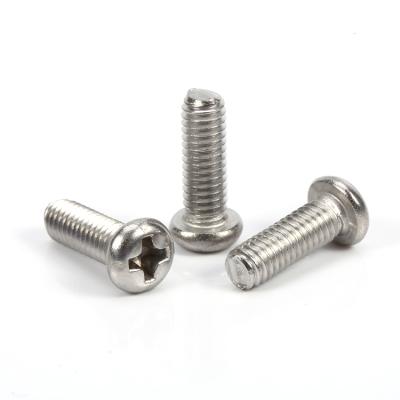 China OEM Round Custom Din M6 Pan Phillips Head Metric Machine Screw Stainless Steel for sale