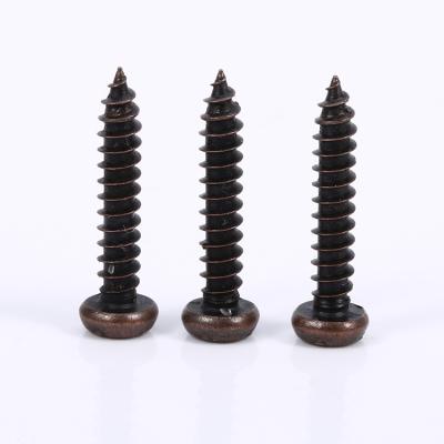 China Pan OEM Slotted Cheese Head Screw Black Stage Drive Screw Custom Small Stainless Steel Mounting Screw for sale