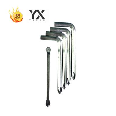 China Carbon Steel OEM Customed Hex Allen Wrench Dead Torque L Type Allen Wrench Cross Phillips Screw Wrench M4 M5 M6 for sale