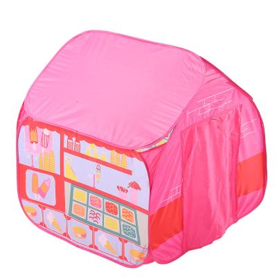 China YWSPCE-692 Inflatable Toy Children Play Pink Princess Castle Tent Indoor Room Hexagon Game Toys Tent Baby Park for sale