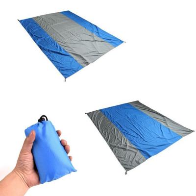 China Portable Soft Extra Large Compact Picnic Blanket, Picnic Mat Waterproof, Durable Parachute Sand Proof Nylon Beach Blanket for sale