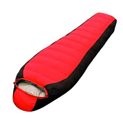 China Envelope Type YWSPCE SPTY-020 Compact Camping Duck Down Sleeping Bag Mummy Outdoor Sleeping Bag With Compression for sale