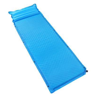 China Hot PVC SPWE- 1620 Ultralight Inflatable Self Inflating Air Camping Sleep Pad/Mat/Mattress With Pillow for sale