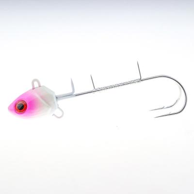 China Durable Multi-Color Soft Lead Hook Lure Hook Jig Head Silicone Bait Lead OSH-170 Soft Fishing Tackle for sale