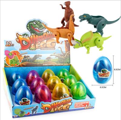 China RTSWY-117 ABS Capsule Toys 3D Plastic Folding Magic Dinosaur Egg For Kid Creative Animal for sale