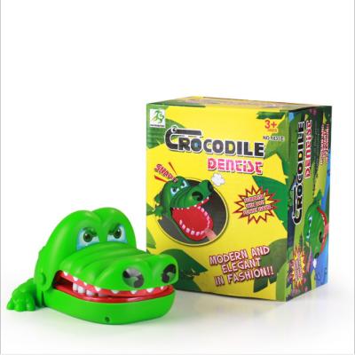 China Funny Toy Crocodile Teeth Entertainment Alligator Bite Finger Game ABS Crocodile Bite Hand Funny Toy RTSWY-101 for sale