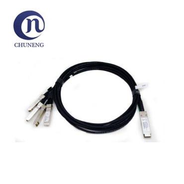 China 10G / 40G Gigabit Ethernet Factory Customized Quality and Quantity Assured QSFP+ to 4X SFP+ 40G QSFP+ Direct Attach Cable for sale