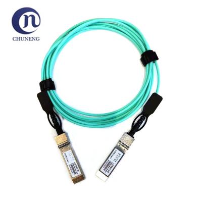 China Ethernet wholesales active 25G QSFP28 fiber optic cable module aoc cablenaoc dac for sale