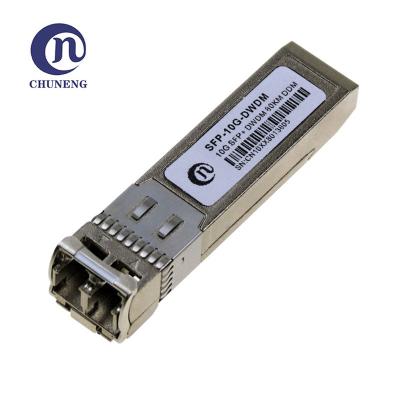 China Dural high quality SFP connector SFP 10G DWDM 80KM LC transceier module of server SFP transceiver module for sale