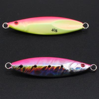 China REENOS 80g Artificial Deep Sea Water Lead Sinking Metal Baits Vertical Fish Baits Jig Building Lure for sale