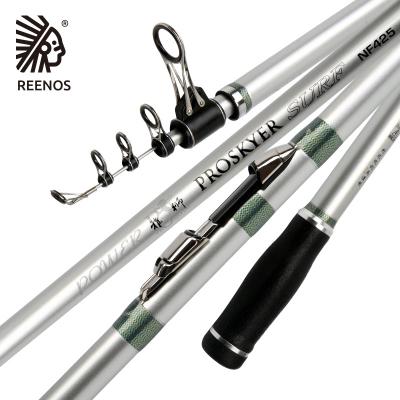 China Factory 4.2m Good Quality Carbon REENOS 3 Section Fishing Equipment Surf Sea Fishing Rod Fishing Tackle Wholesale for sale