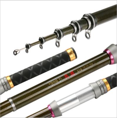 China Cheap REENOS Mini Carp Fishing Rod Ultralight Carbon Lightweight 1.5-2.4m Rod Carbon Fiber Telescopic Pole for sale