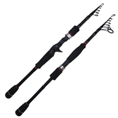 China Portable Carbon Rig/1.9M/2.1M/2.4M/2.7M High Carbon Telescopic Spinning Fishing Rods Long-Throw Spinning Fishing Rod for sale